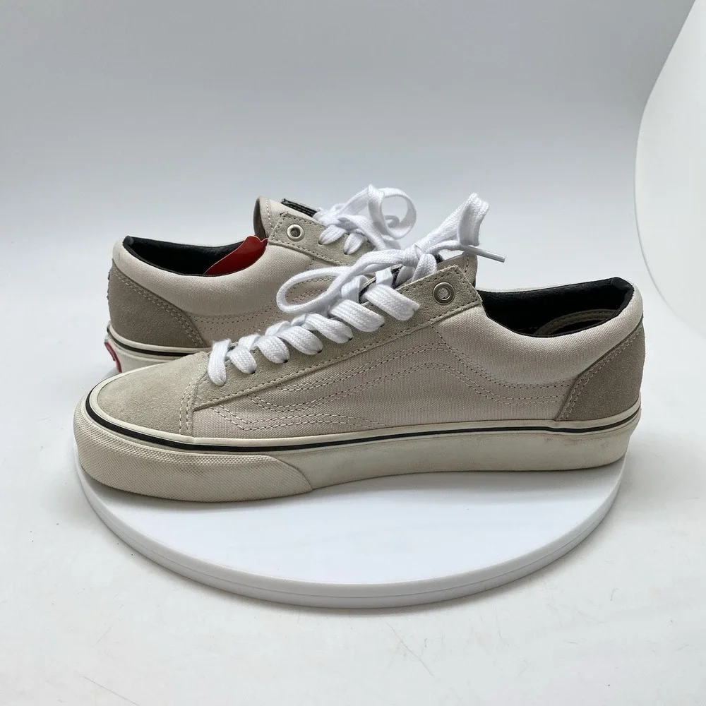 Vans Style 36 Sneakers Mens‎ 8 Old Skool Low Top Skate Beige Causal Shoes 721278